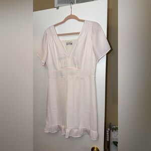 Abercrombie & Fitch Soft Pink V-Neck Top